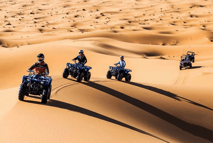 Quads estudiantes Desierto Merzouga